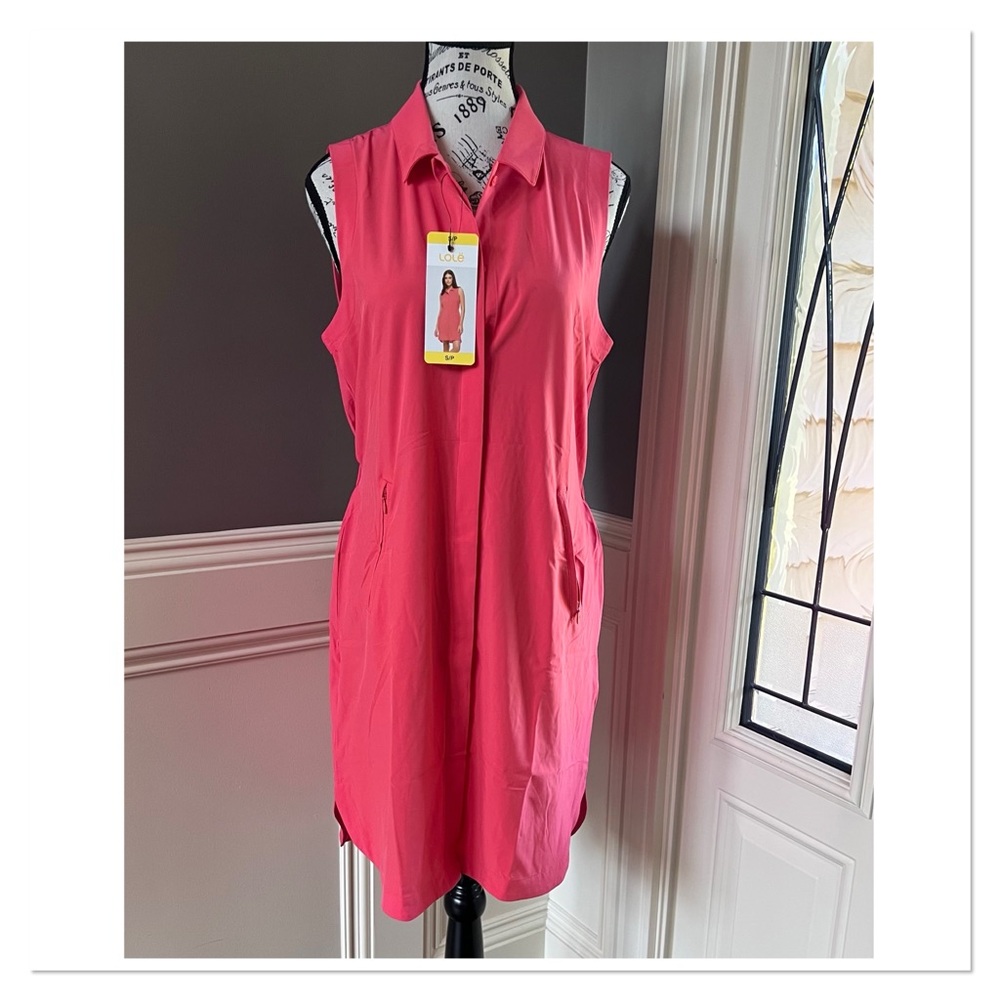 LOLË Coral Travel Dress